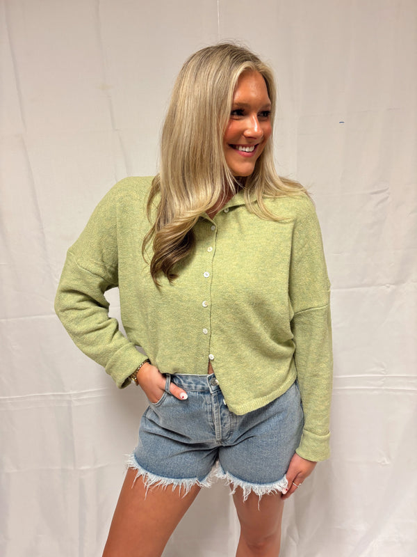 LaLa Cardigan Green