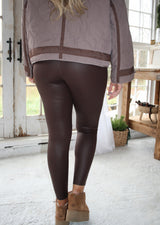 Sandy Faux Leather Leggings