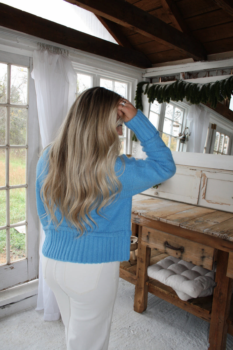 Sapphire Boxy Sweater