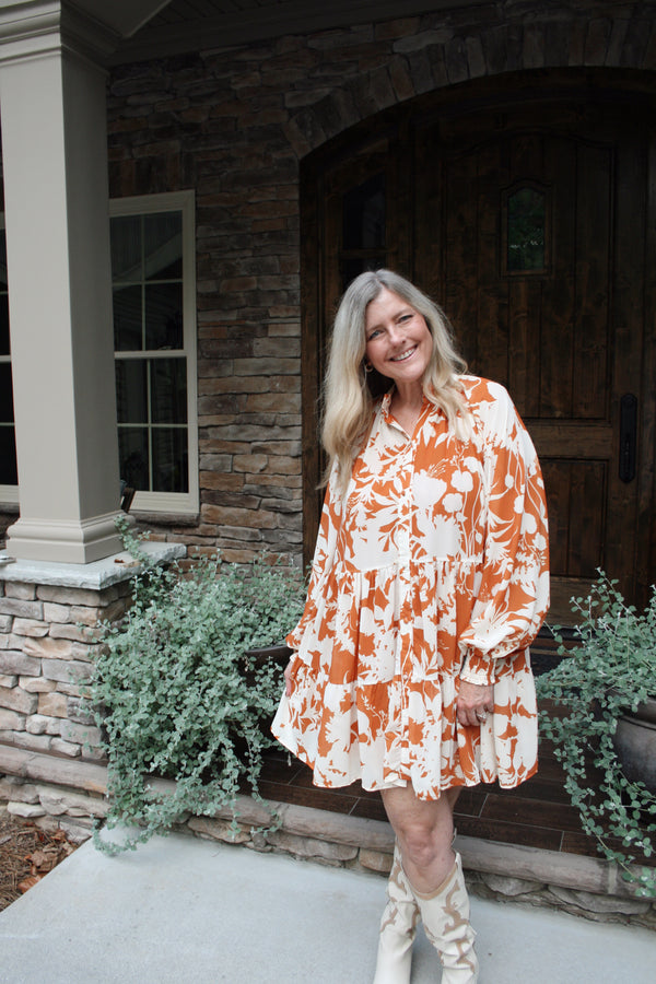 Ginger Floral Dress